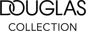 Schwarzes Douglas Collection Logo, das für Schönheit und Qualität steht.