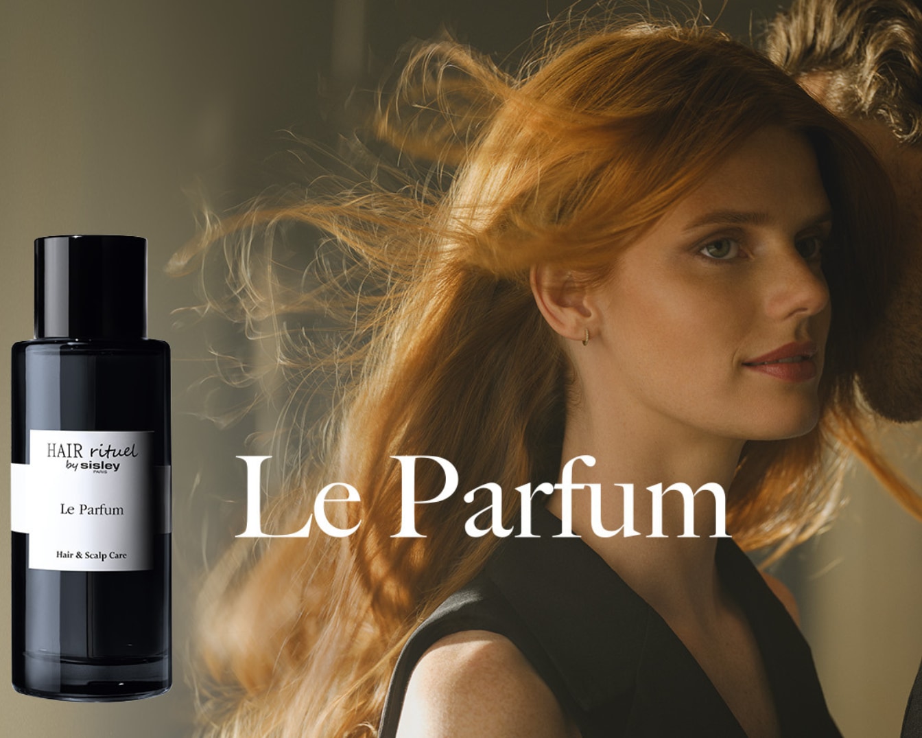 Scopri Hair Rituel di Sisley Le Parfum, una fragranza lussuosa per capelli e cuoio capelluto presentata in un elegante flacone nero.
