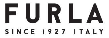 Logo Furla w kolorze czarnym z napisem „Since 1927 Italy” znajdującym się pod spodem.