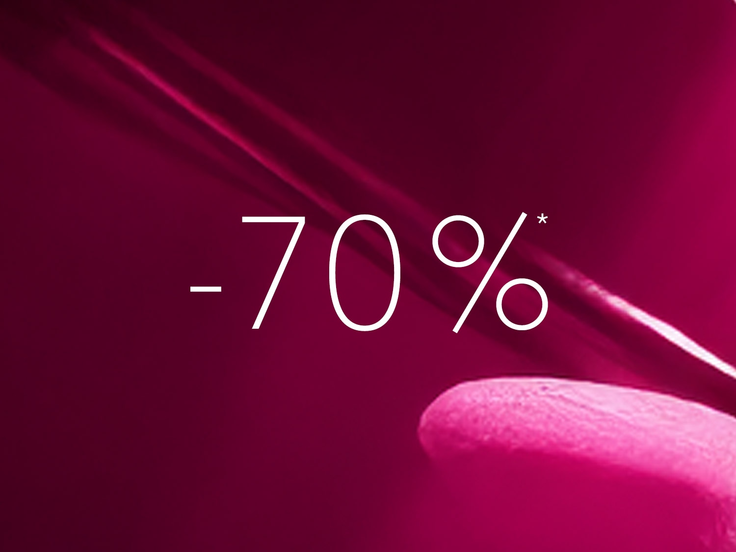 Profitez d'une réduction exceptionnelle de -70% sur une sélection d'articles, une offre à ne pas manquer pour faire le plein de vos produits préférés.