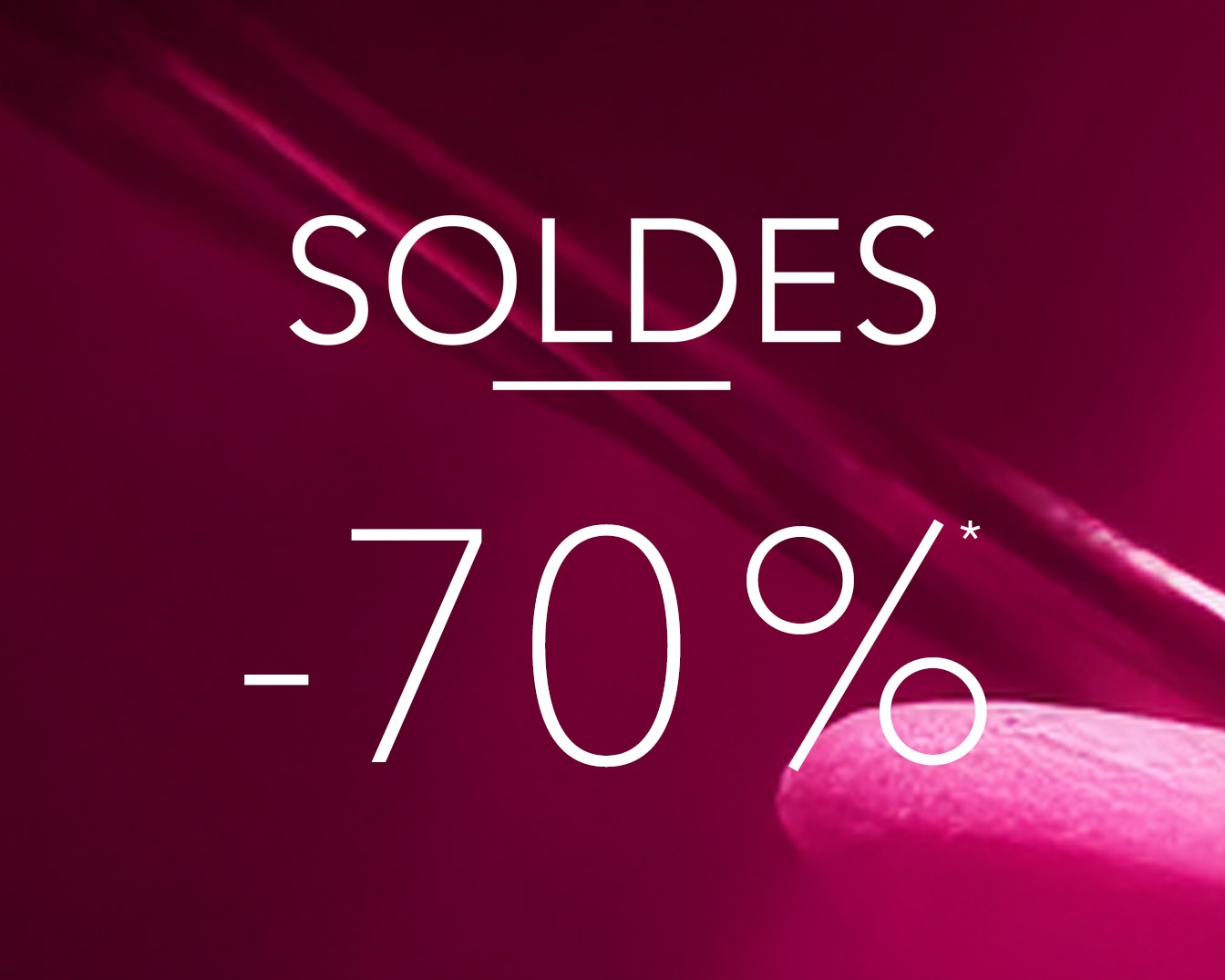 Profitez de réductions exceptionnelles allant jusqu'à -70% sur une sélection d'articles signalés.