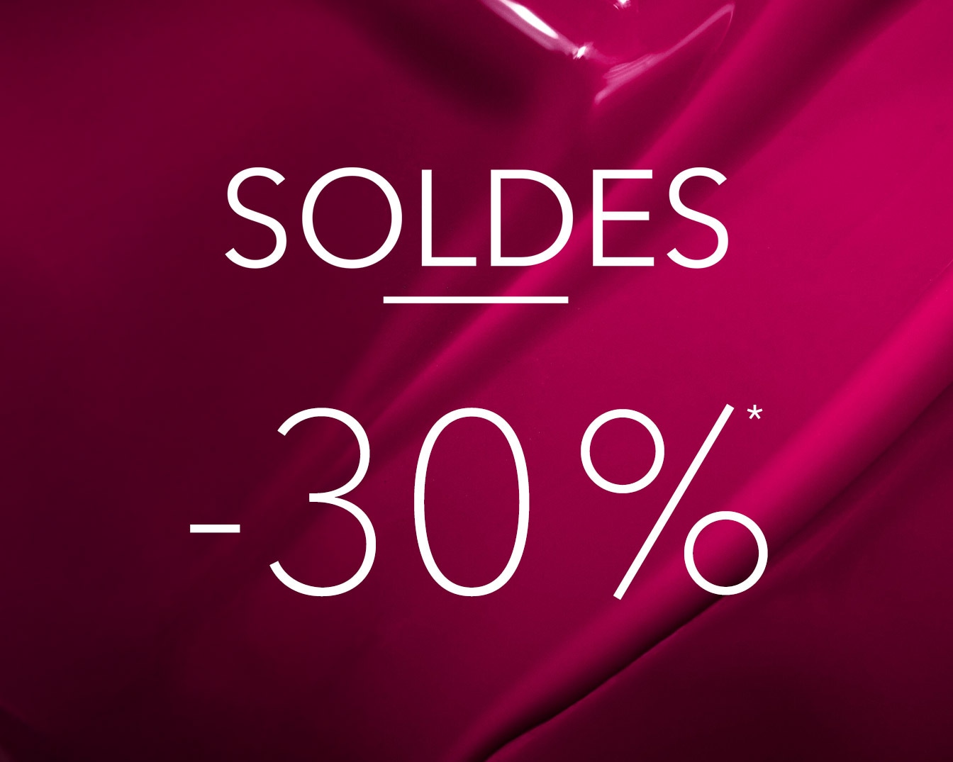 Profitez de réductions exceptionnelles avec notre offre spéciale : Soldes jusqu'à -30% sur une sélection d'articles.