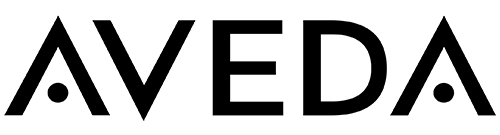 Schwarzes Aveda-Markenlogo