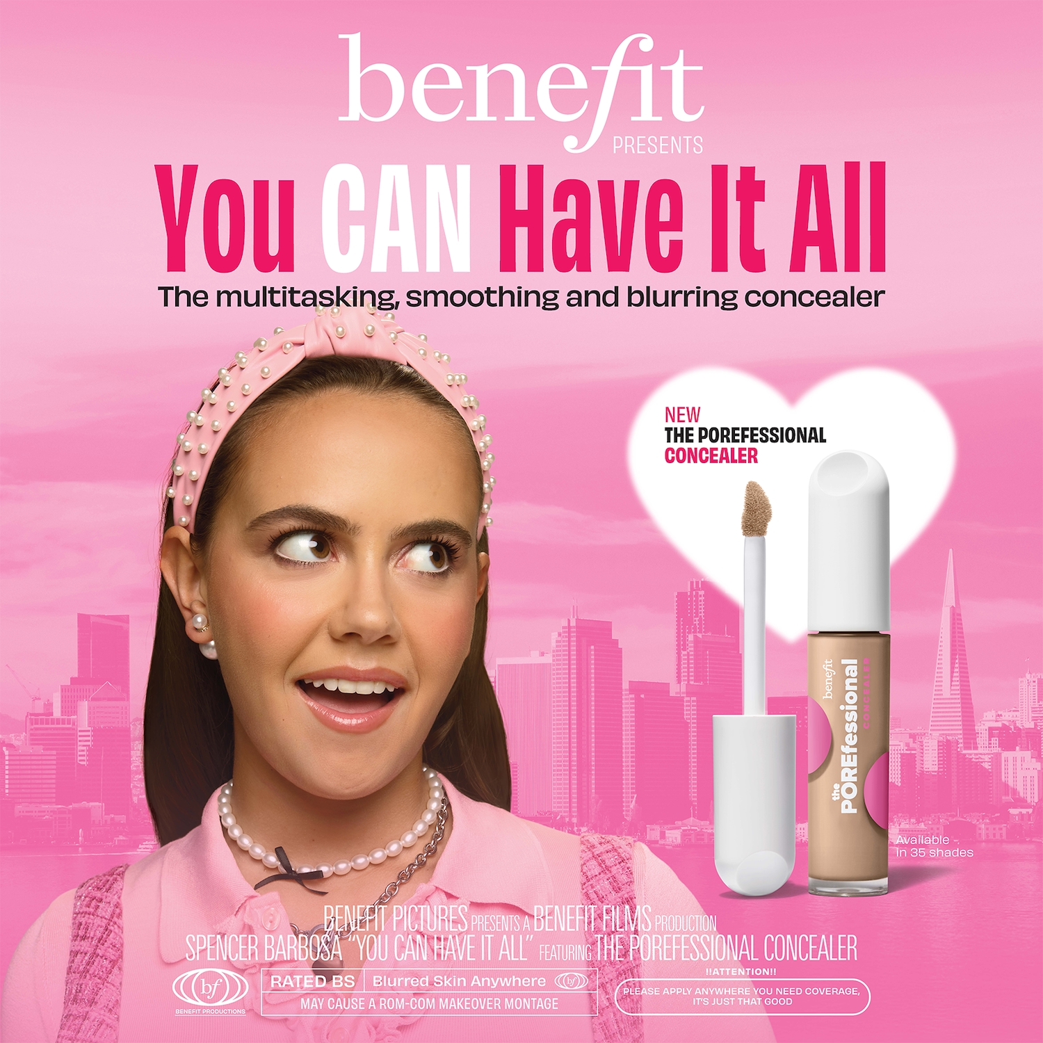 Ontdek de Benefit POREfessional concealer, een multitaskende, gladmakende en vervagende concealer die verkrijgbaar is in 35 tinten, perfect voor een vlekkeloze huid.