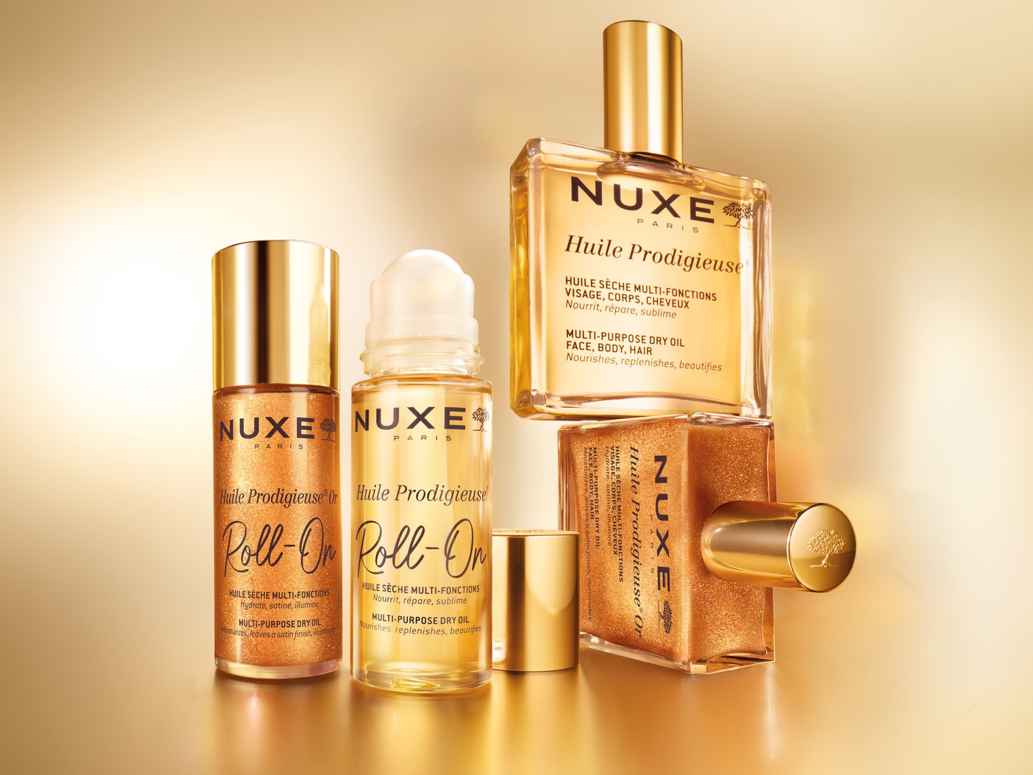 Découvrez l'huile prodigieuse de Nuxe, un soin multi-fonctions pour le visage, le corps et les cheveux, qui nourrit, répare et sublime votre beauté naturelle.