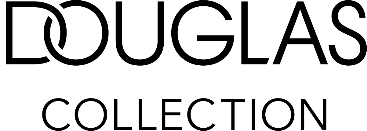 Logo di Douglas Collection in nero su sfondo bianco, che mostra il marchio di bellezza e cura della persona.
