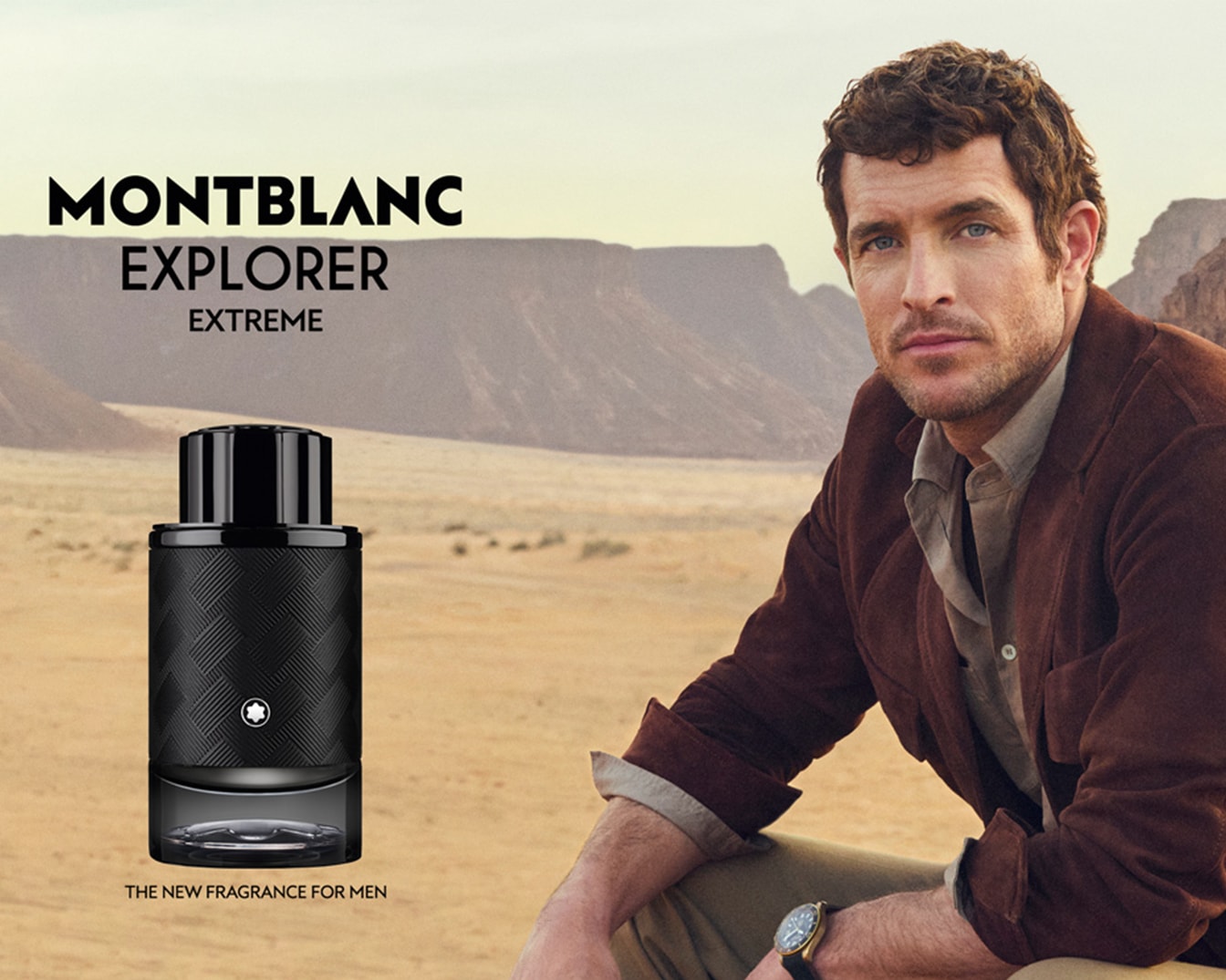 Esplora l'ignoto con Montblanc Explorer Extreme, la nuova fragranza da uomo in un flacone nero elegante, perfetto per l'uomo avventuroso.