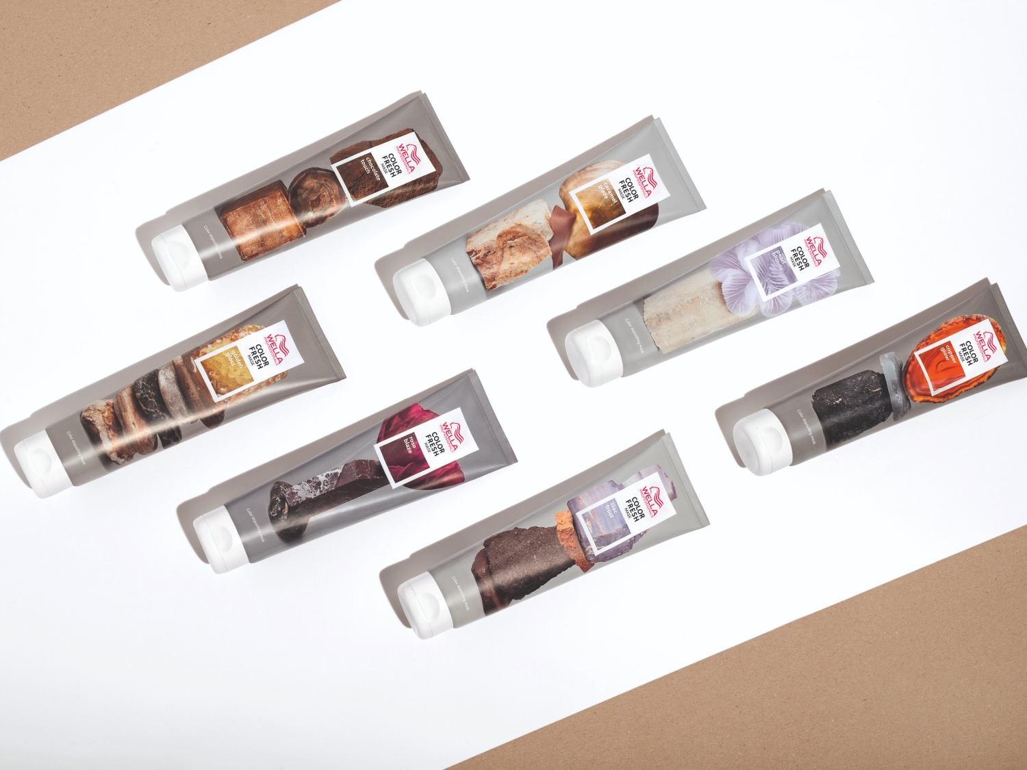 Entdecke die Wella Color Fresh Masken in verschiedenen Farbnuancen, von Chocolate Touch bis Copper, für eine individuelle Farbauffrischung.