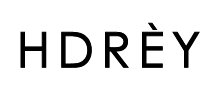 Czarny napis HDRÈY na białym tle.