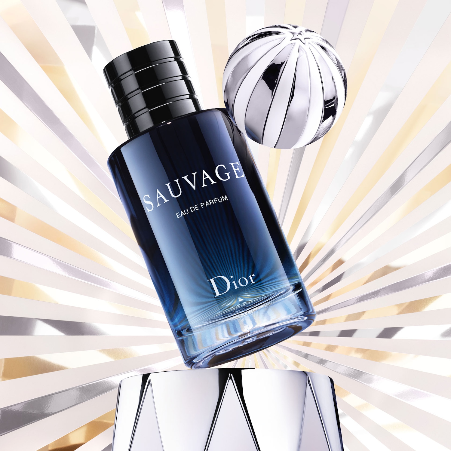 Découvrez Sauvage Eau de Parfum, sensuel et mystérieux.