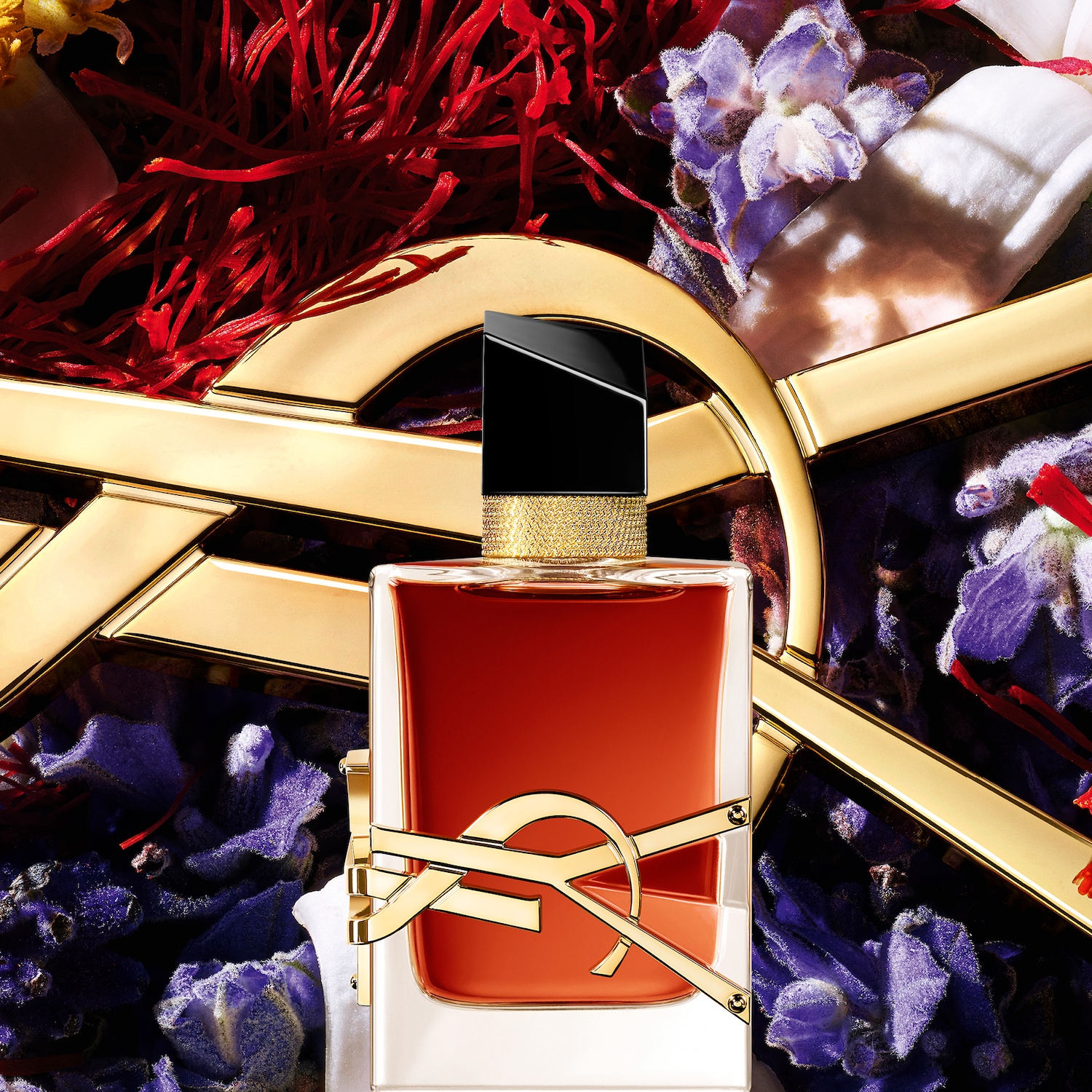Découvrez le parfum Yves Saint Laurent, un mélange captivant de rouge et d'or, rehaussé de notes florales délicates pour une expérience olfactive inoubliable.