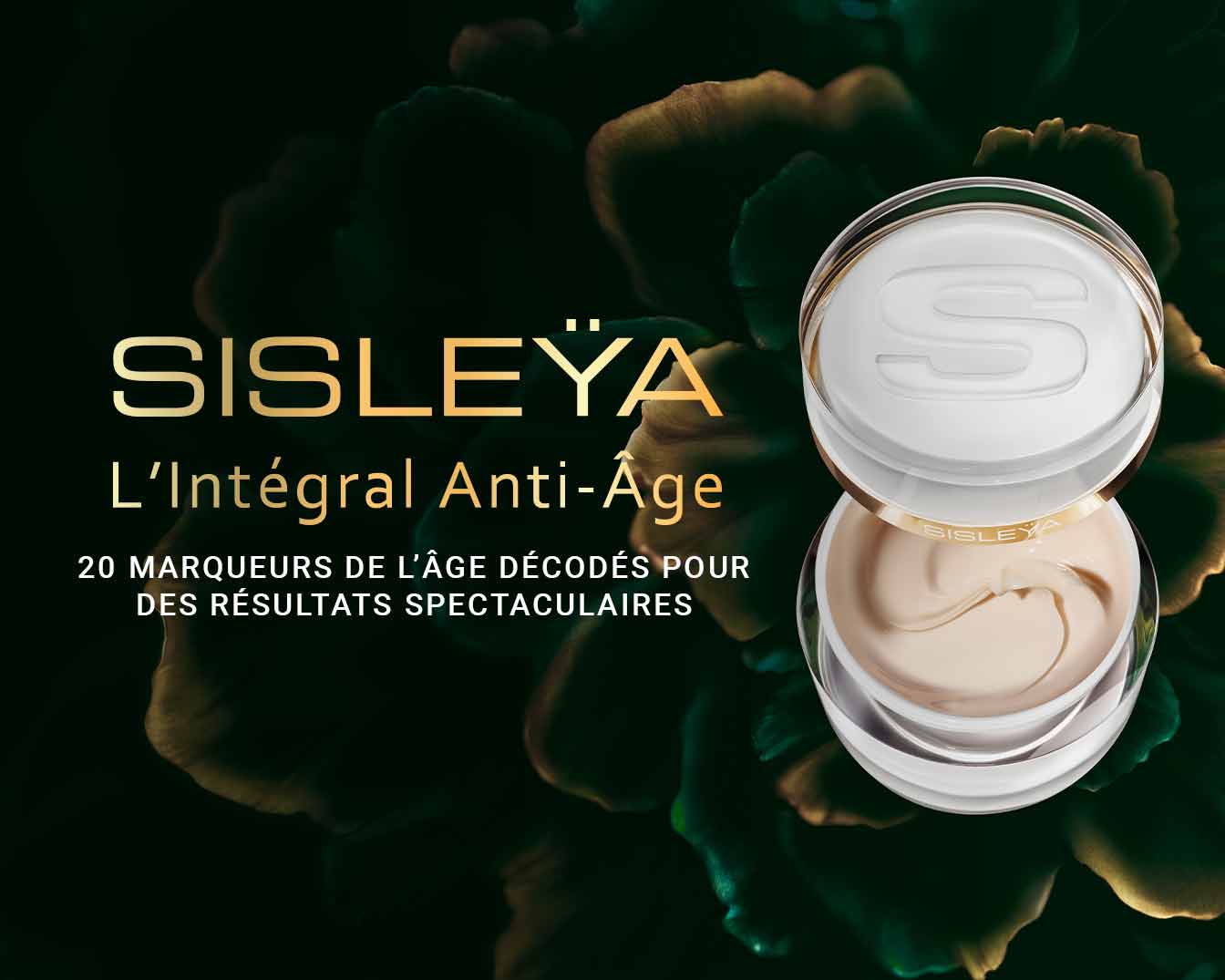 Découvrez Sisleÿa L'Intégral Anti-Âge, une formule avancée qui cible 20 marqueurs de l'âge pour des résultats spectaculaires et une peau visiblement plus jeune.