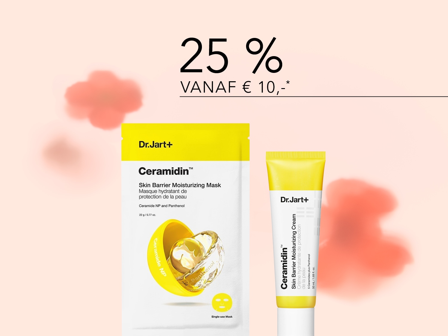 Dr. Jart+ Ceramidin™: een hydraterend masker en crème voor huidbarrièrebescherming, nu met 25% korting vanaf € 10.