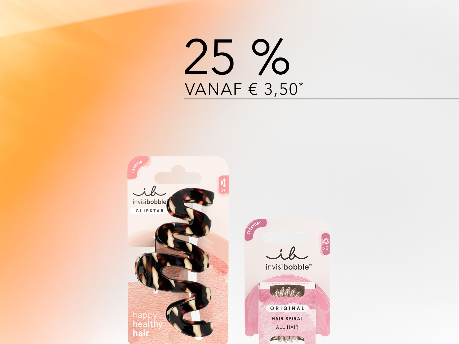 Ontdek de Invisibobble Clipstar, een stijlvolle haarclip in een donkerbruine en beige spiraalvorm, perfect voor een modieuze look.