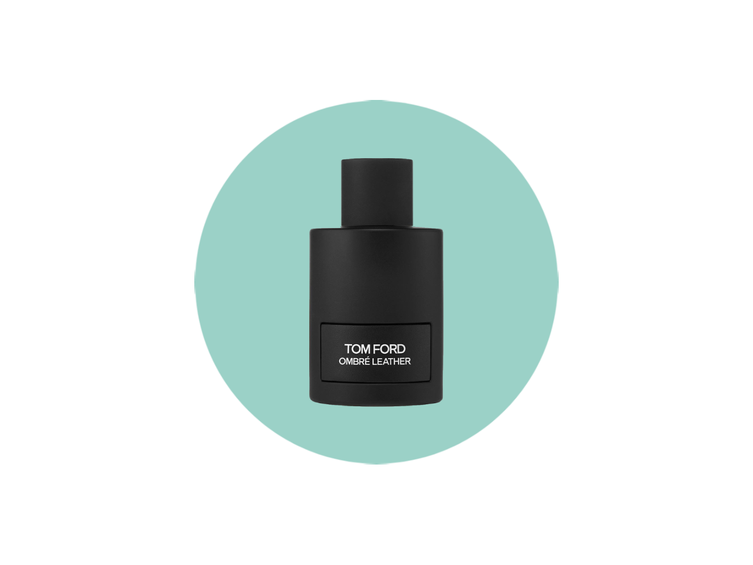 Tom Ford Ombré Leather to elegancki, czarny flakon perfum z matowym wykończeniem i etykietą z nazwą marki i produktu, idealny dla osób ceniących luksusowe zapachy.