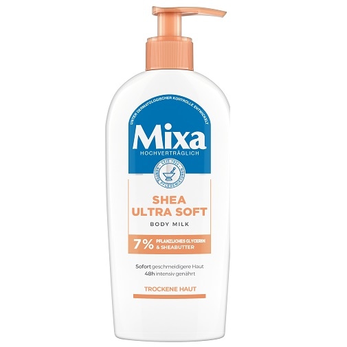 Mixa Intensiv Nährende Körpermilch – Für Trockene Haut, Mit Allantoin & Sheabutter, 400 Ml