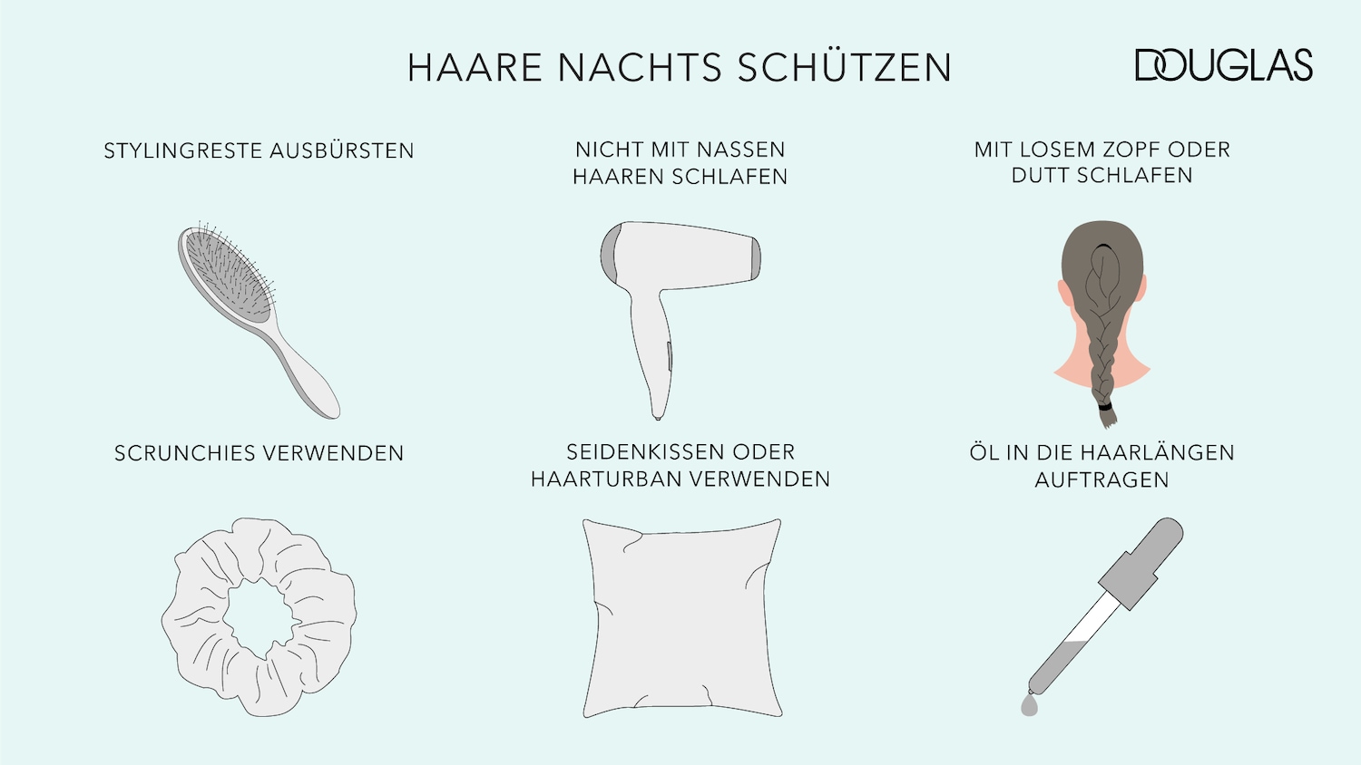 Wie Bleiben Meine Haare Beim Schlafen Glatt www.douglas.de