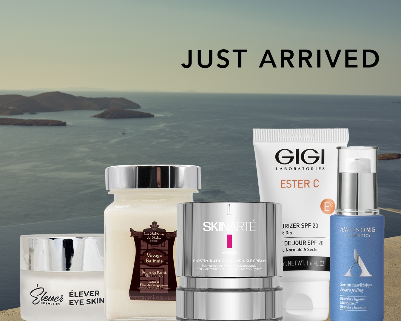 Nowości kosmetyczne: krem pod oczy Élever, masło shea La Sultane de Saba, krem przeciwzmarszczkowy Skinarté Ageless, krem nawilżający Gigi Laboratories Ester C SPF 20 i serum Awesome Cosmetics Hydro feeling.