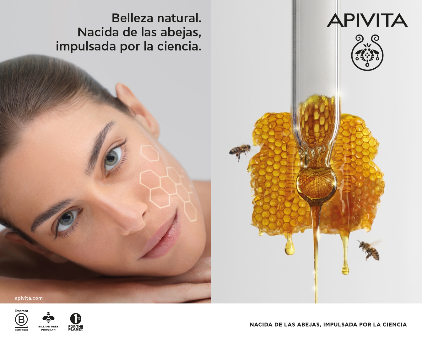 Descubre Apivita, donde la belleza natural se une a la ciencia, con productos nacidos de las abejas para una piel radiante y saludable.