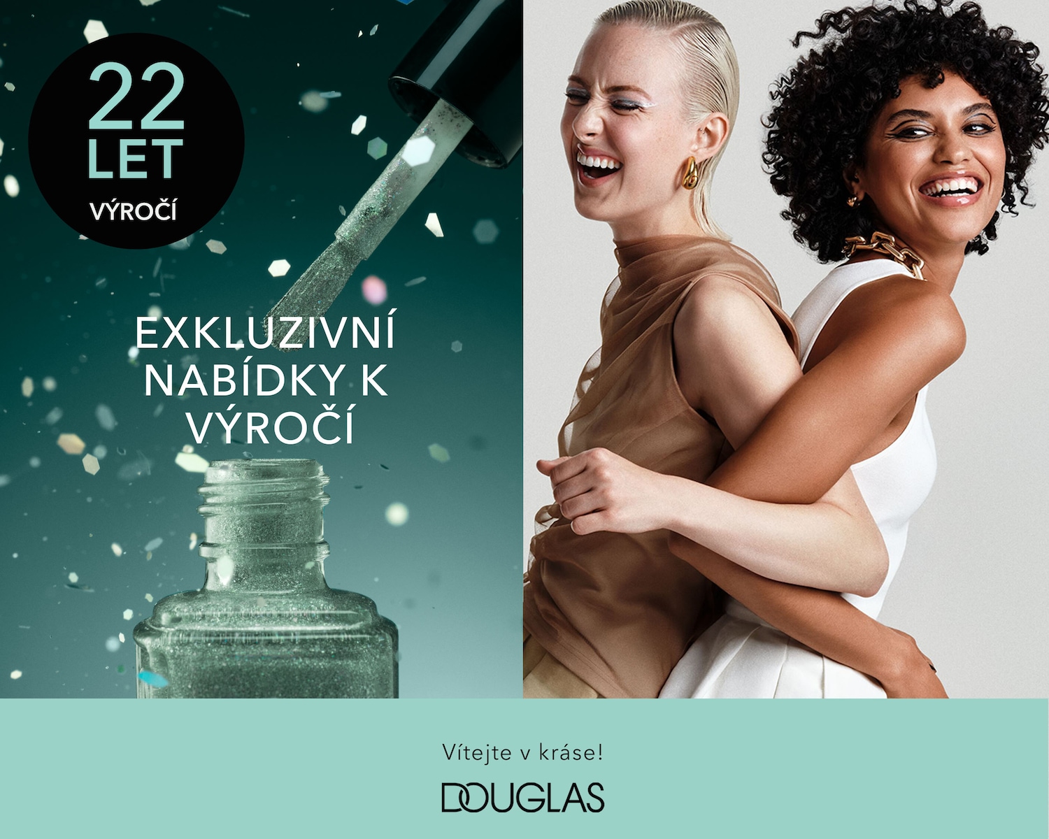 Oslavte s námi 22. výročí Douglas a objevte exkluzivní nabídky plné třpytek a krásy.