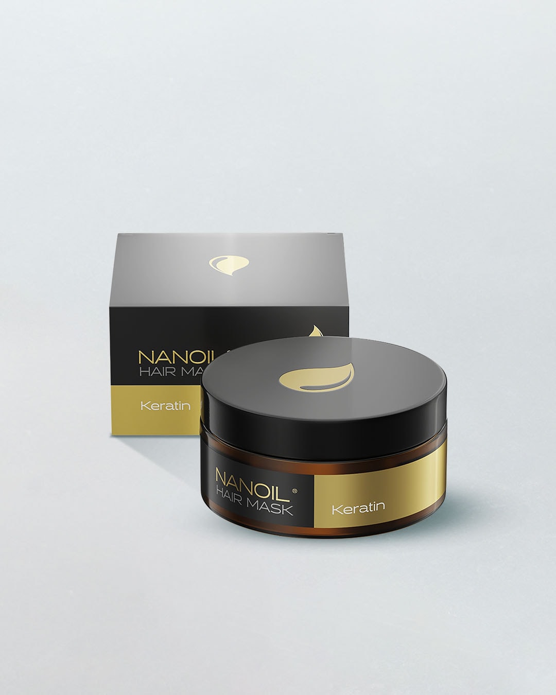 Nanoil Keratin Hair Mask to intensywnie regenerująca maska do włosów, która odbudowuje zniszczone pasma, nadając im zdrowy wygląd i blask.